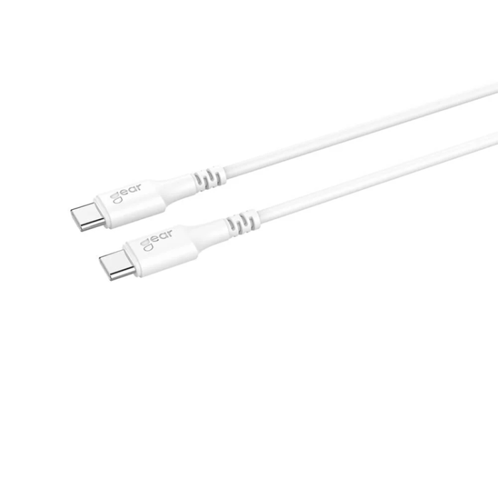 GEAR - Gear Snabbladdare 220V 1xUSB-C PD/PPS 30W + Kabel USB-C - Vit