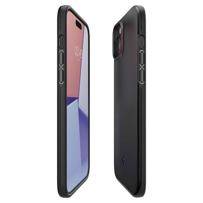 Spigen - Spigen iPhone 15 Pro Max Mobilskal Thin Fit - Svart