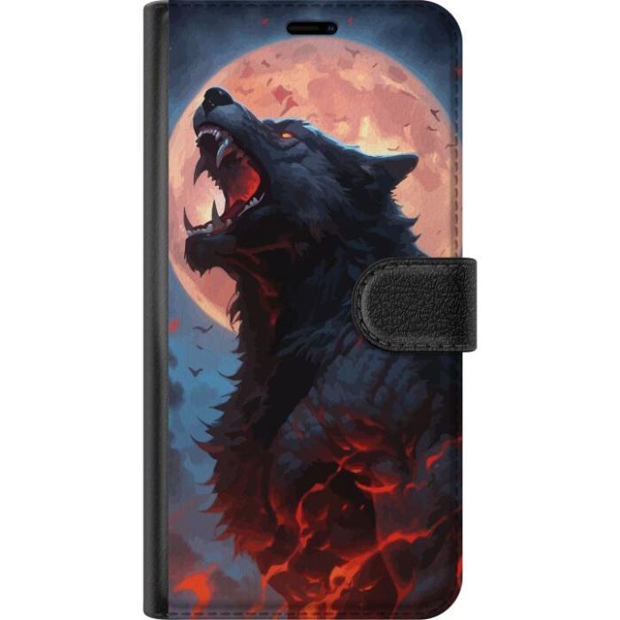 iSecrets - Plånboksfodral till Samsung Galaxy Xcover 4 med Ylande varg