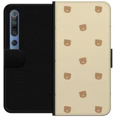 Gustaf - Pl&aring;nboksfodral till Xiaomi Mi 10 Pro 5G med Bj&ouml;rnm&ouml;nster