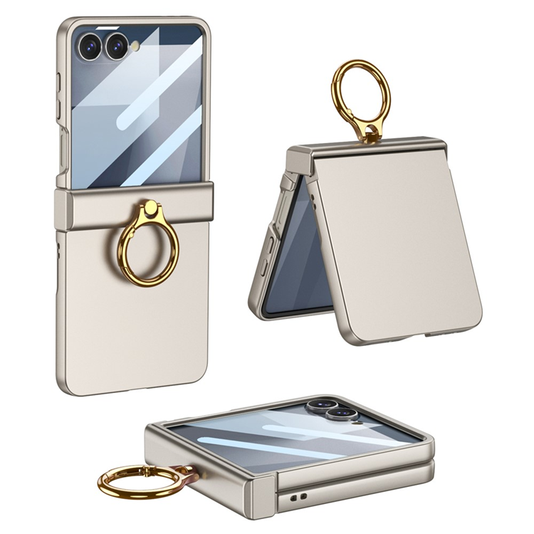 GKK Galaxy Z Flip 7 Mobilskal Ultratunt Ringstöd - Titangrå | 2353 | AlltMobil