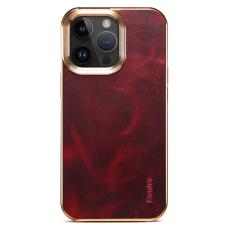 DENIOR - DENIOR iPhone 13 Pro Fodral KonstL&auml;der + KonstL&auml;der + PC R&ouml;d