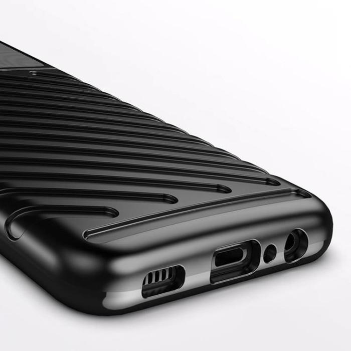 OEM - Galaxy A03s Skal Thunder Tough Rugged - Svart