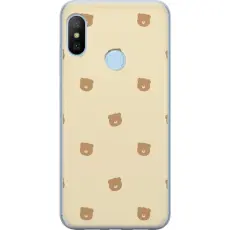 Gustaf - Mobilskal till Xiaomi Mi A2 Lite med Bj&ouml;rnm&ouml;nster