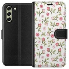 iSecrets - Pl&aring;nboksfodral till Samsung Galaxy S21 FE 5G med Blommigt