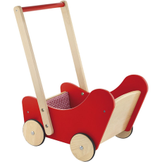 A-One Brand - VIGA Dockvagn i tr&auml;, 52 x 44 x 30 cm