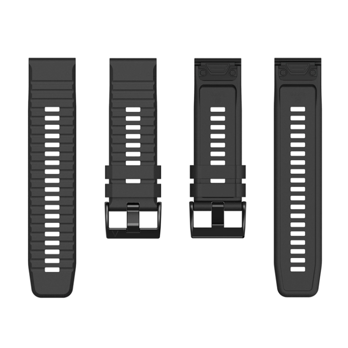 OEM - Garmin Fenix 3/5X/6X/7X Pro Armband Silikon - Svart