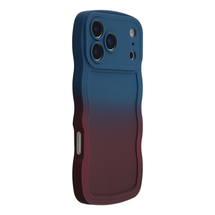 A-One Brand - iPhone 17 Pro Mobiskal Gradient Color TPU - Safir + Mörklila