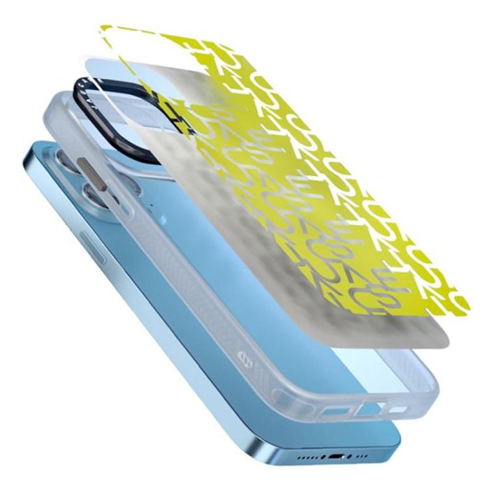 JAUCASE - JAUCASE iPhone 15 Pro Max Mobilskal Letters Design Matte - Lila