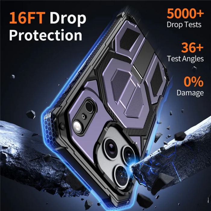 A-One Brand - iPhone 17 Pro Max Mobilskal Magsafe Shockproof - Lila