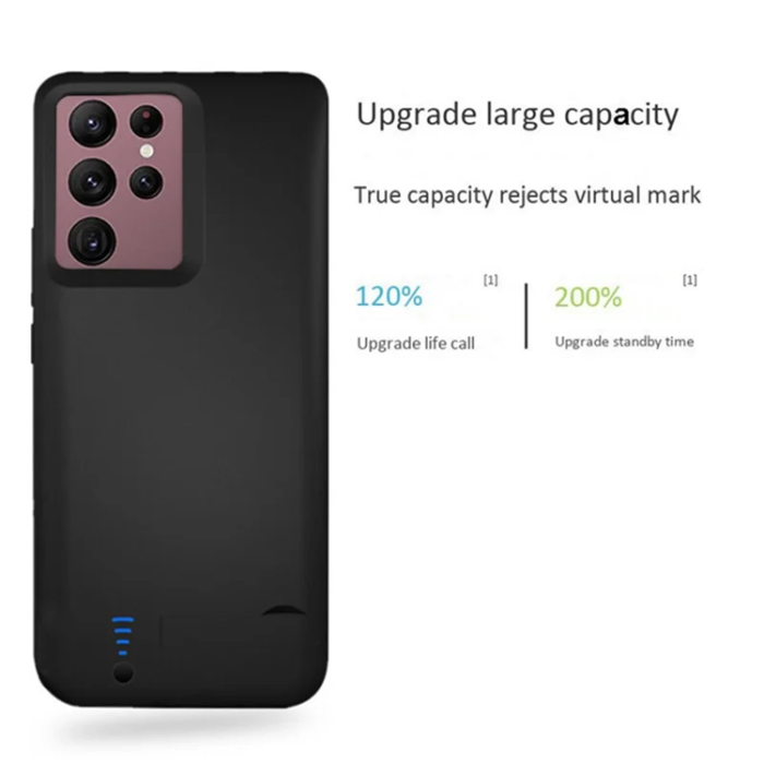 A-One Brand - Galaxy S22 Ultra 5G Batteriskal 5000mAh T21 - Svart