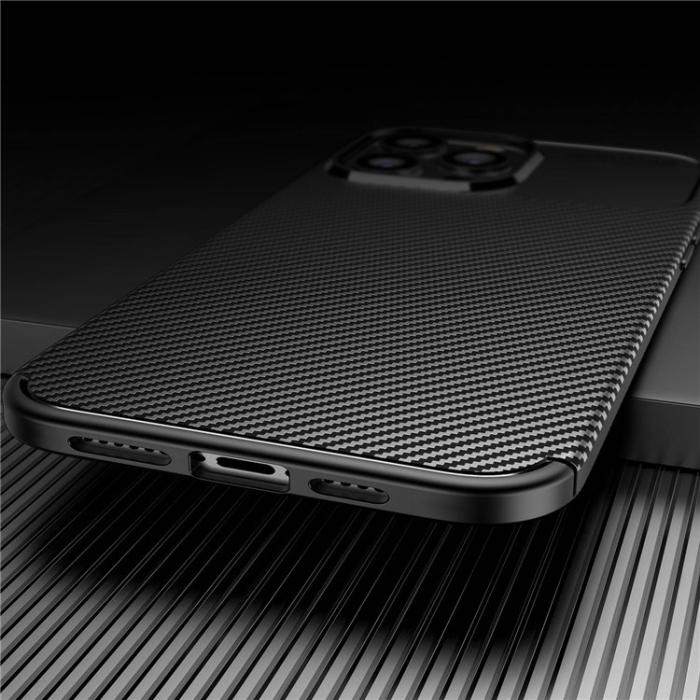 OEM - iPhone 14 Pro Max Skal Carbon Shock-Proof - Svart