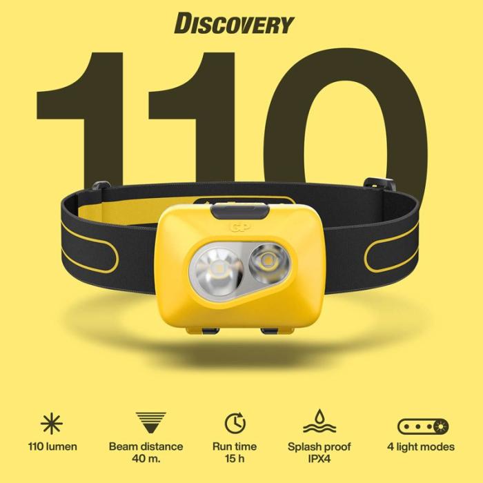 GP - GP Pannlampa Discovery CH42 110lm