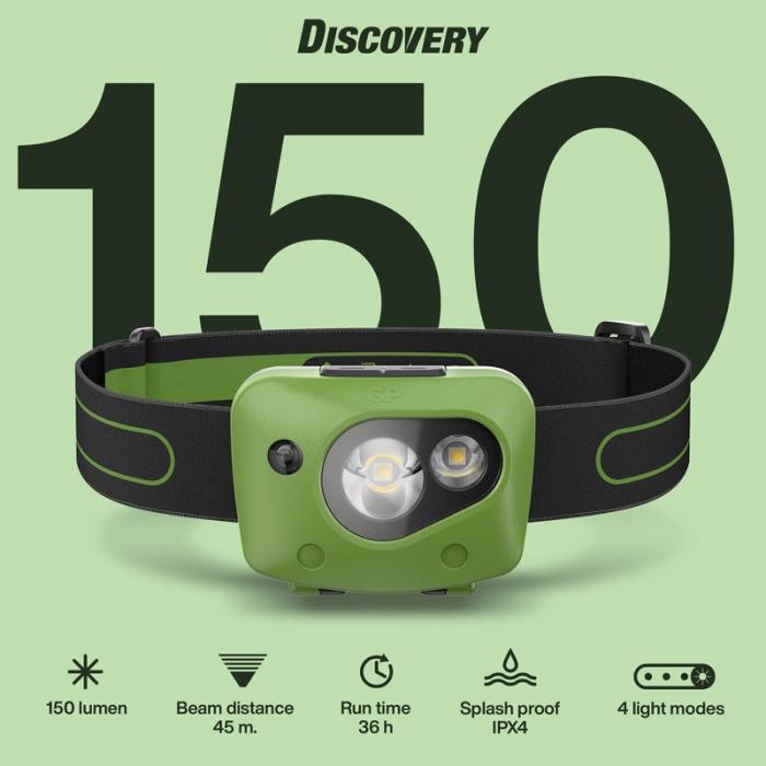 GP - GP Pannlampa Discovery CH43 150lm