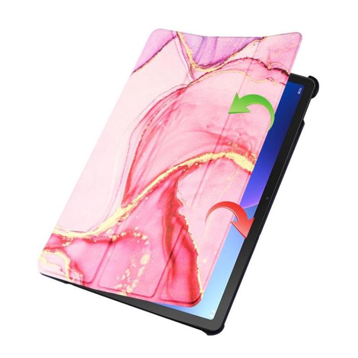 Tech-Protect - Lenovo Tab M10 Plus Gen 3 10.6 Fodral Smart - Marble