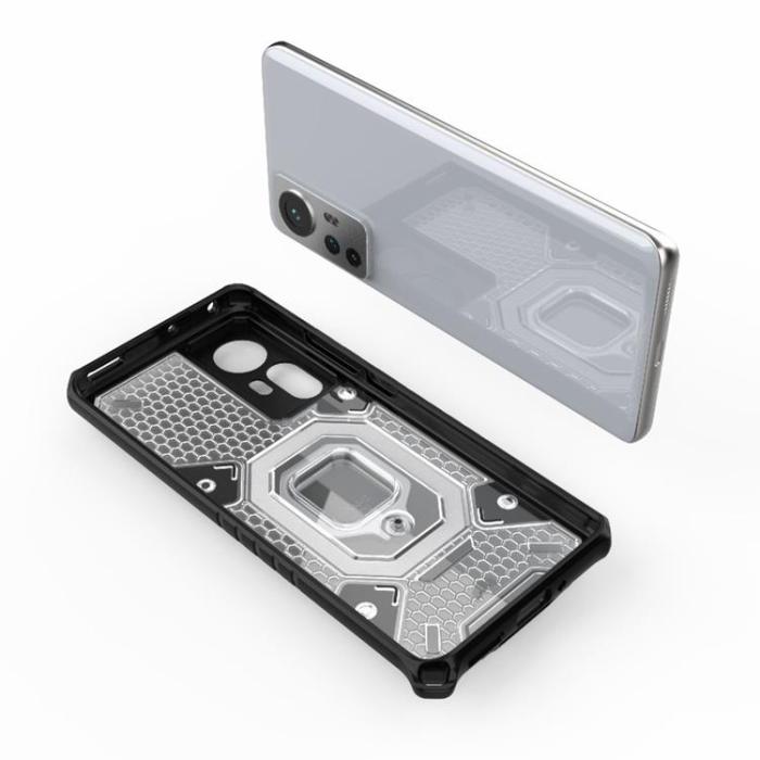 A-One Brand - Ring Kickstand Shockproof Skal Xiaomi 12/12X - Grå