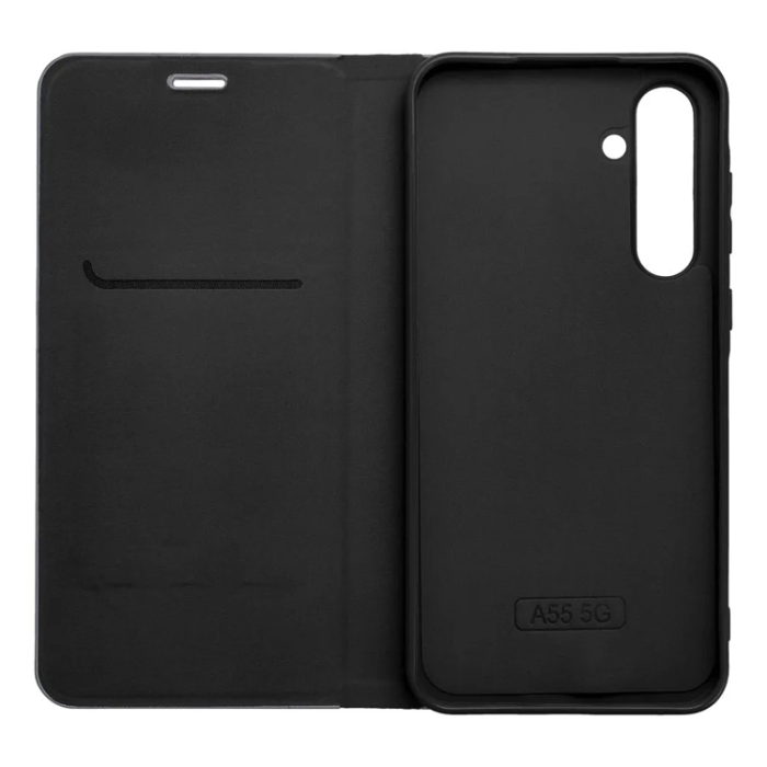 OEM - Galaxy S24 FE Plånboksfodral Luna Carbon - Svart