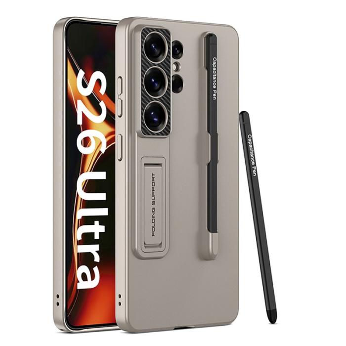 GKK - GKK Mobilskal för Samsung Galaxy S26 Ultra Slim Kickstand PC - Titangrå