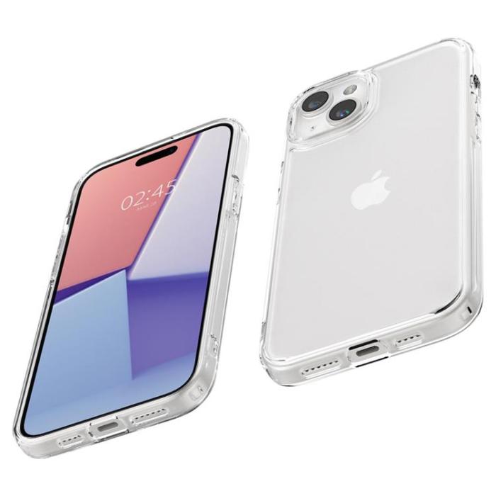 Spigen - Spigen iPhone 15 Mobilskal Ultra Hybrid - Crystal Clear