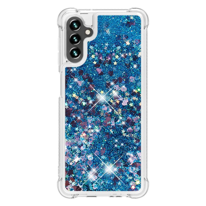 OEM - Galaxy A34 5G Mobilskal YB Quicksand Glitter TPU - Blå