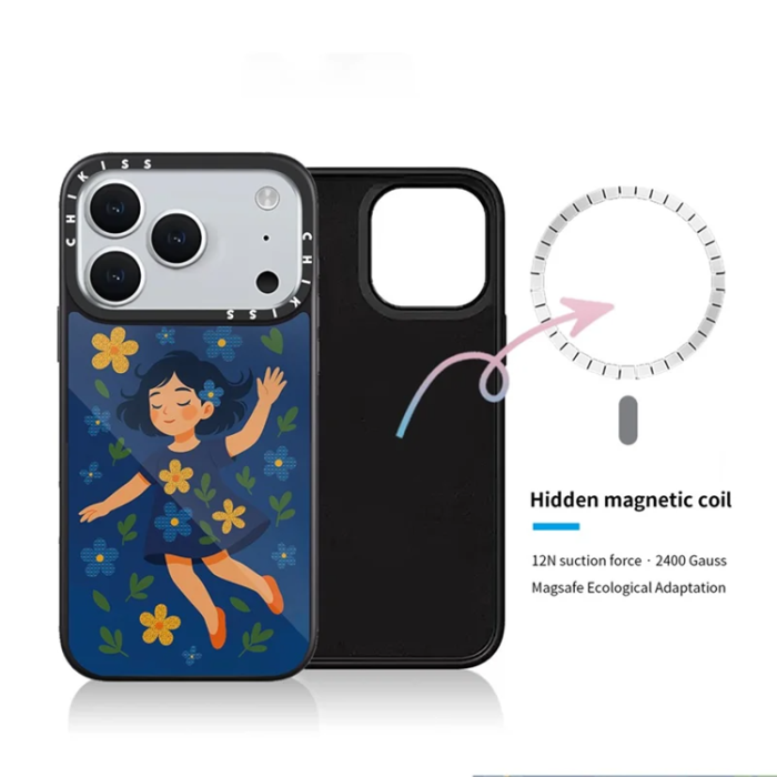 A-One Brand - iPhone 17 Pro Max Mobilskal MagSafe Aluminium Silikon