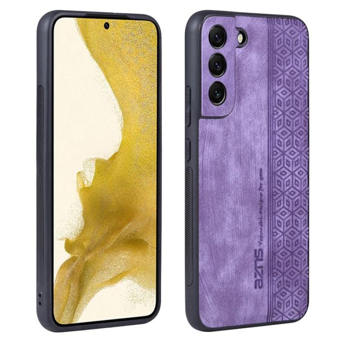 AZNS - AZNS Samsung Galaxy S21 FE 5G Fodral KonstLäder - Lila