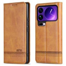 AZNS - AZNS Xiaomi 17 Pro Max Pl&aring;nboksfodral Konstl&auml;der - Brun