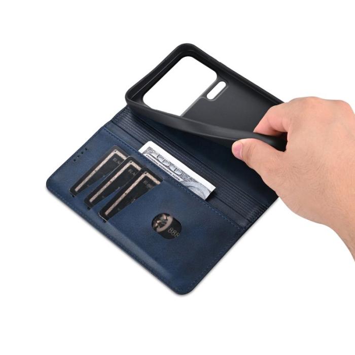AZNS - AZNS Xiaomi 17 Pro Max Plånboksfodral Konstläder - Blå