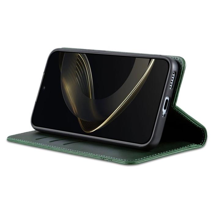AZNS - AZNS Xiaomi 17 Pro Max Plånboksfodral Konstläder - Grön