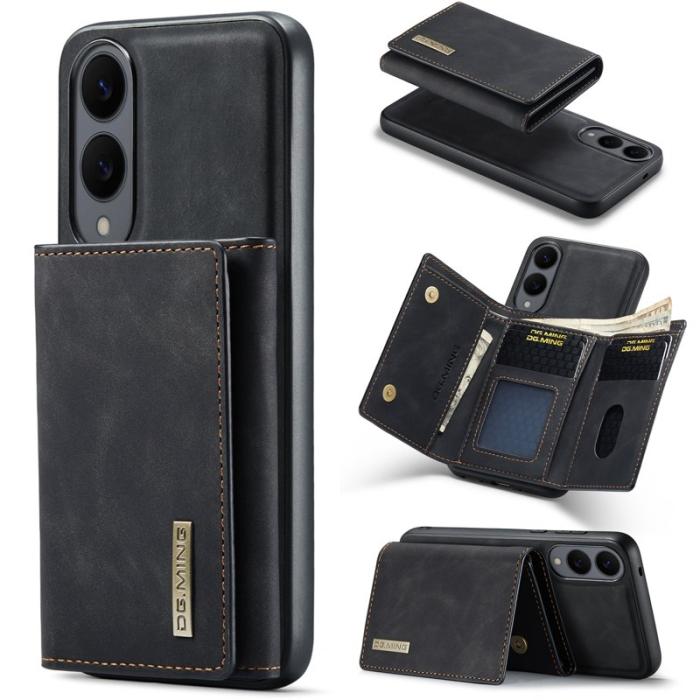 DG.MING - DG.MING M1 Series Mobilskal till Samsung Galaxy S25 Edge Kickstand Svart