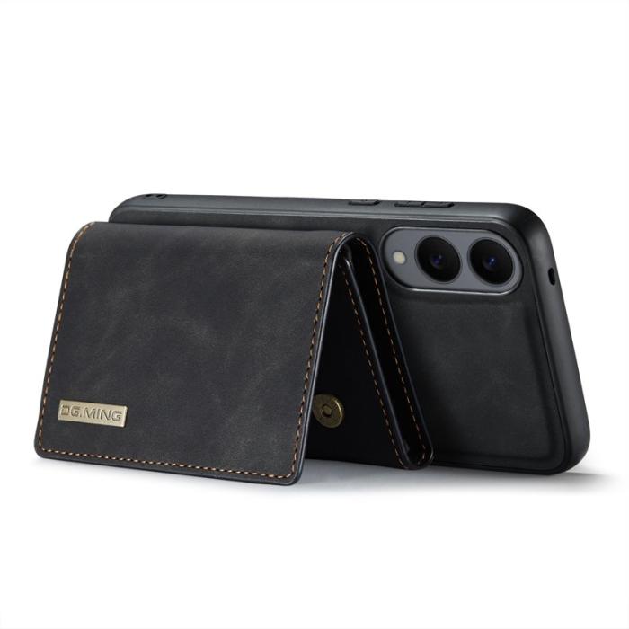 DG.MING - DG.MING M1 Series Mobilskal till Samsung Galaxy S25 Edge Kickstand Svart