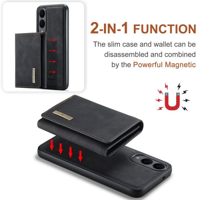 DG.MING - DG.MING M1 Series Mobilskal till Samsung Galaxy S25 Edge Kickstand Svart