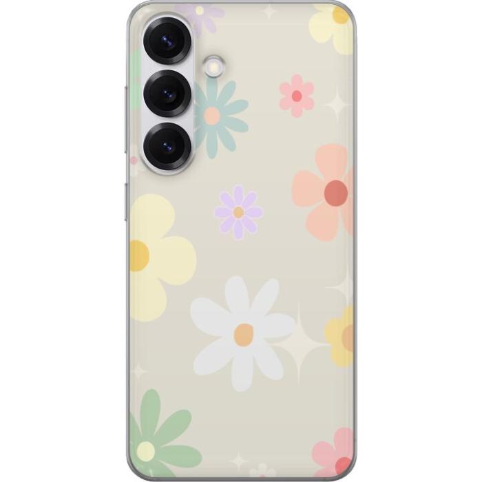iSecrets - Mobilskal till Samsung Galaxy S25 med fejdande blommor