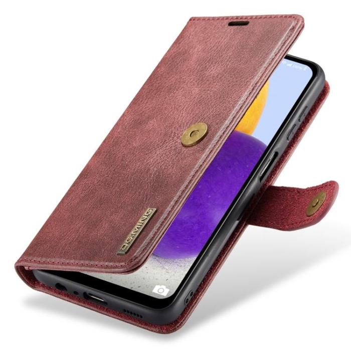 DG.MING - DG.MING Folio Flip Detachable Plånboksfodral Galaxy A13 4G - Röd