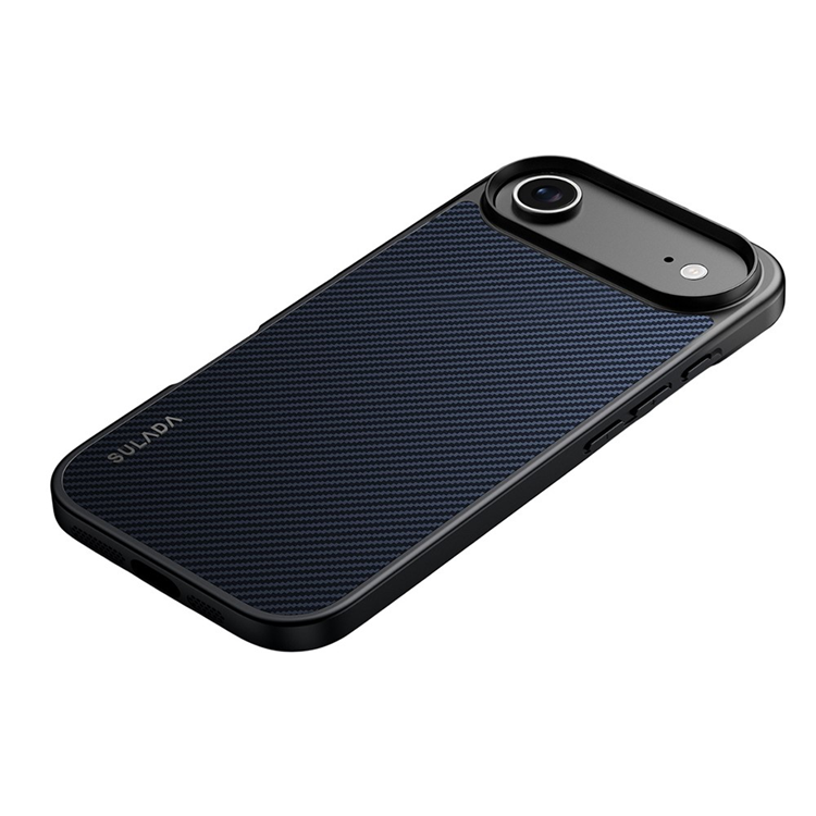 SULADA iPhone Air Mobilskal MagSafe Metal Lens Frame - Blå | 2353 | AlltMobil