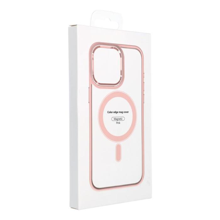 OEM - iPhone 14 Pro Max Mobilskal Magsafe Color Edge - Rosa