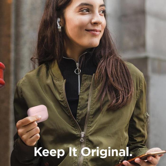 BUFFALO - ELAGO Silikon Skyddsväska för Airpod Pro - Rosa