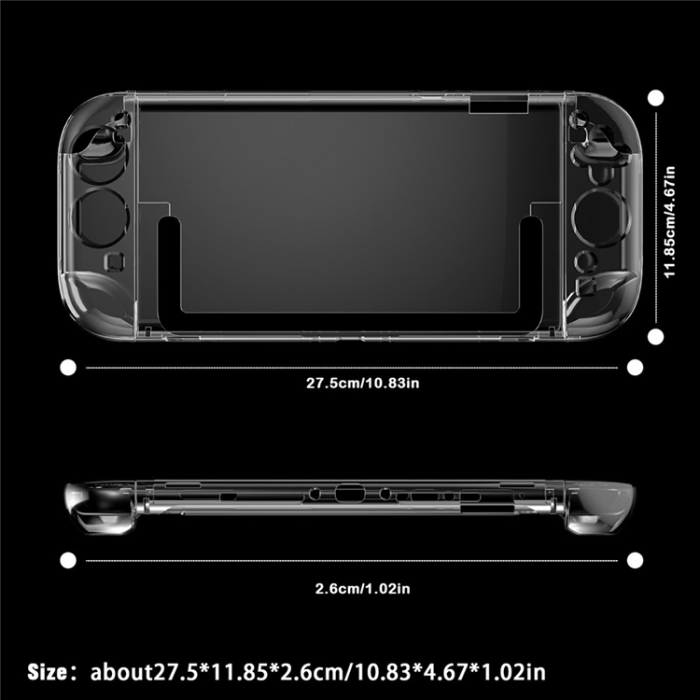 OEM - Nintendo Switch 2 Skal Shockproof PC - Transparent