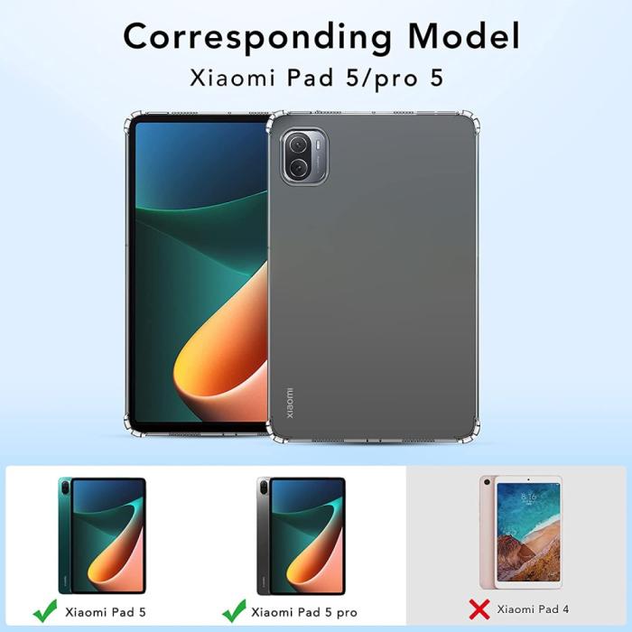 OEM - Shockproof TPU Skal till Xiaomi Pad 5 - Clear