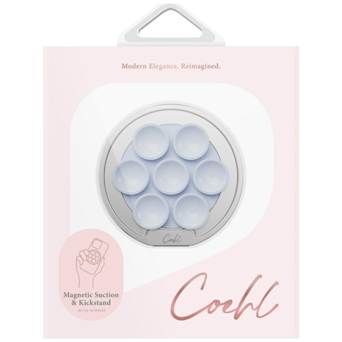 TELESIN - UNIQ Magsafe Mobilhållare Coehl Luna med Spegel Och Sugkopp - Blå