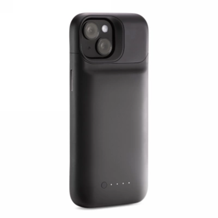 Mophie iPhone 15 Mobilskal Med Built-in Powerbank 2400mAh - Svart | 2353 | AlltMobil