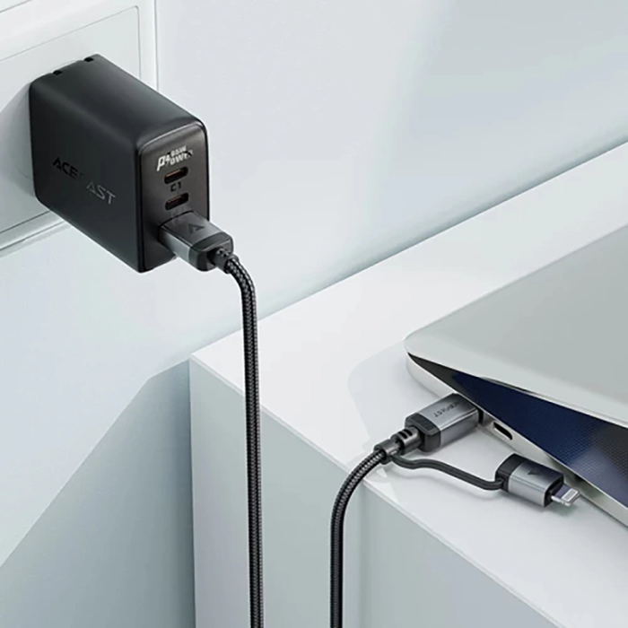 Acefast - Acefast USB-C - USB-C - Lightning 60W/30W Kabel 1.2m 480Mb/s