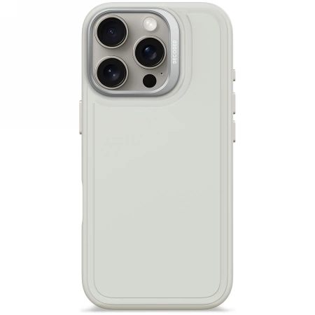 Decoded iPhone 16 Pro Mobilskal Magsafe Antimikrobiell Silikonstaplar - Grå | 2353 | AlltMobil