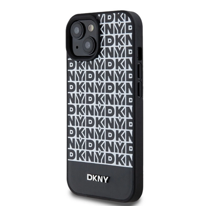 DKNY - DKNY iPhone 15/14/13 Mobilskal Magsafe Läder Printed Pattern