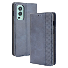 A-One Brand - OnePlus Nord 2 5G Pl&aring;nboksfodral Retro Style Flip Stativ
