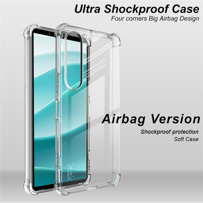 Imak - IMAK Sony Xperia 1 VII Mobilskal Airbag Shockproof TPU - Clear