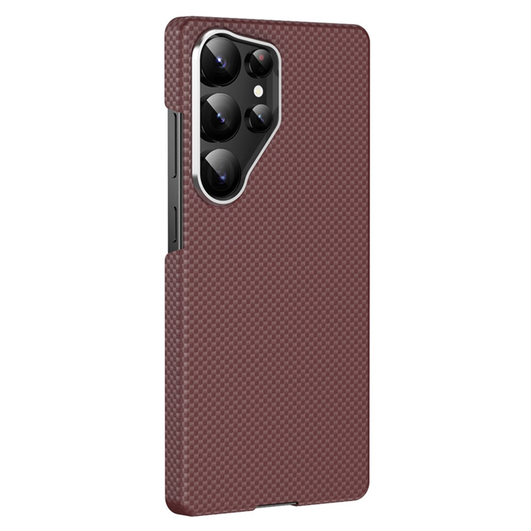 GKK Galaxy S25 Ultra Mobilskal MagSafe Carbon Fiber - Röd / Svart | 2353 | AlltMobil