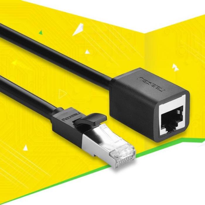 Ugreen - Ugreen RJ45 Förlängning Ethernet Cat 6 FTP Kabel 5m - Svart