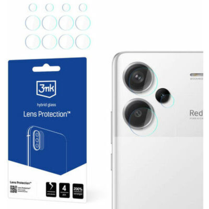 3MK - 3MK Xiaomi Redmi Note 13 Pro Plus  Kameralinskydd - Transparent