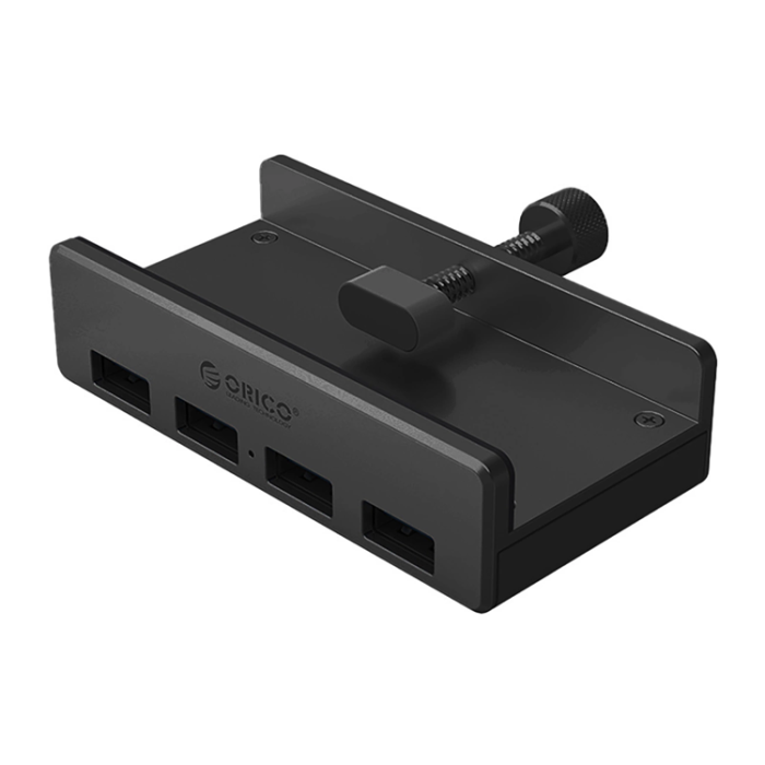 ORICO - Orico Hubklämma-monterad 4xUSB-A 3.0 - Svart